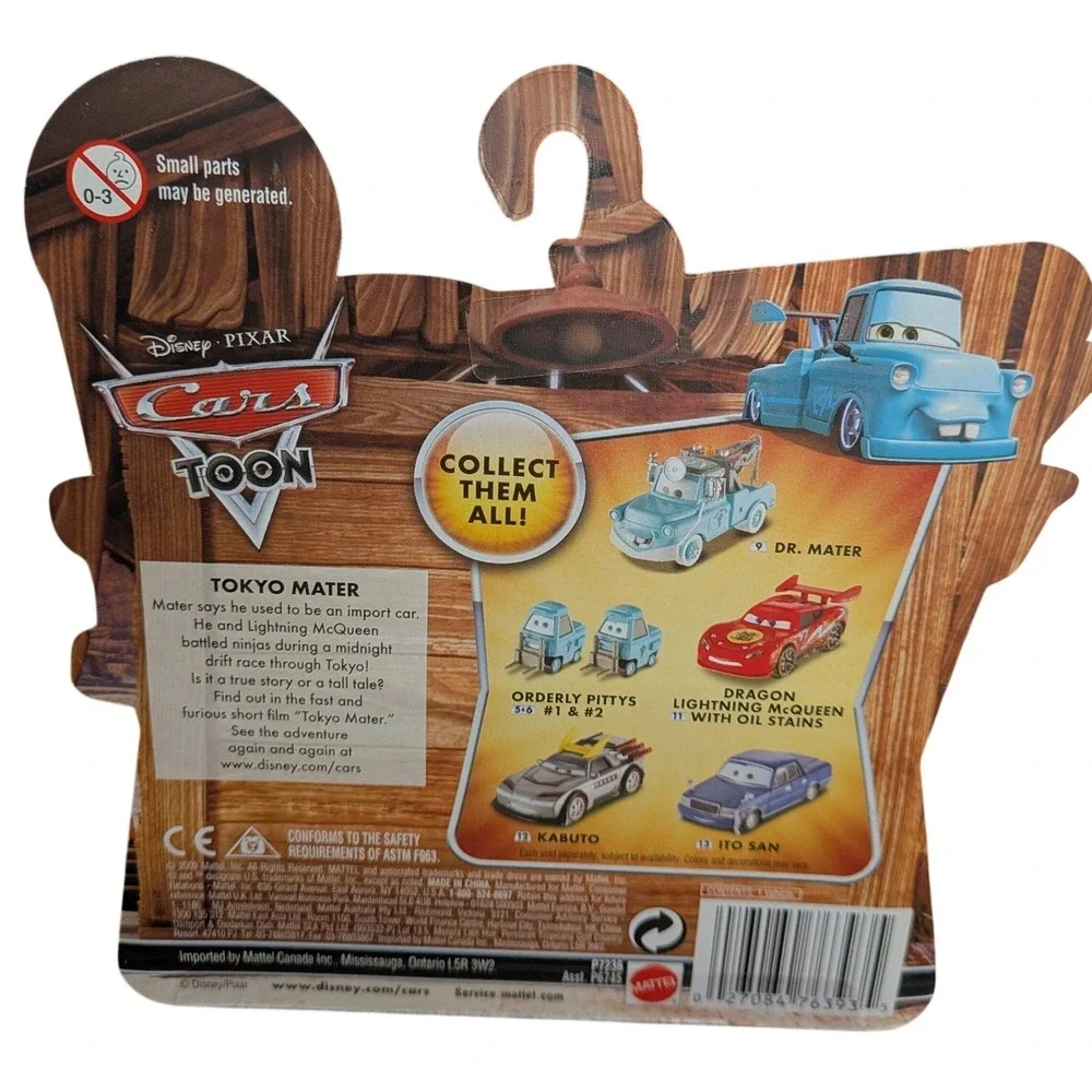 Disney Pixar Cars Toon‎ Tokyo Mater Ito San Die-Cast Car Mattel 2009 New P7236